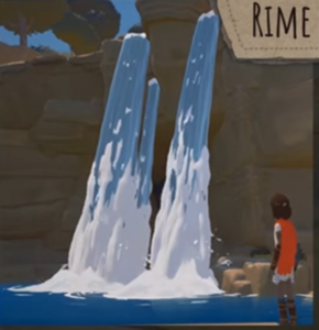 Example of the water created in Rime.